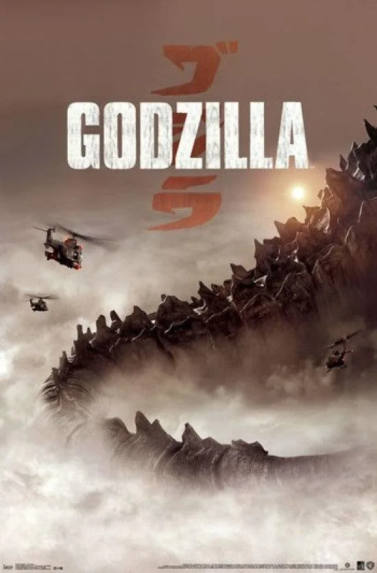 Godzilla poster print 24 by 36 inches on heavy paper