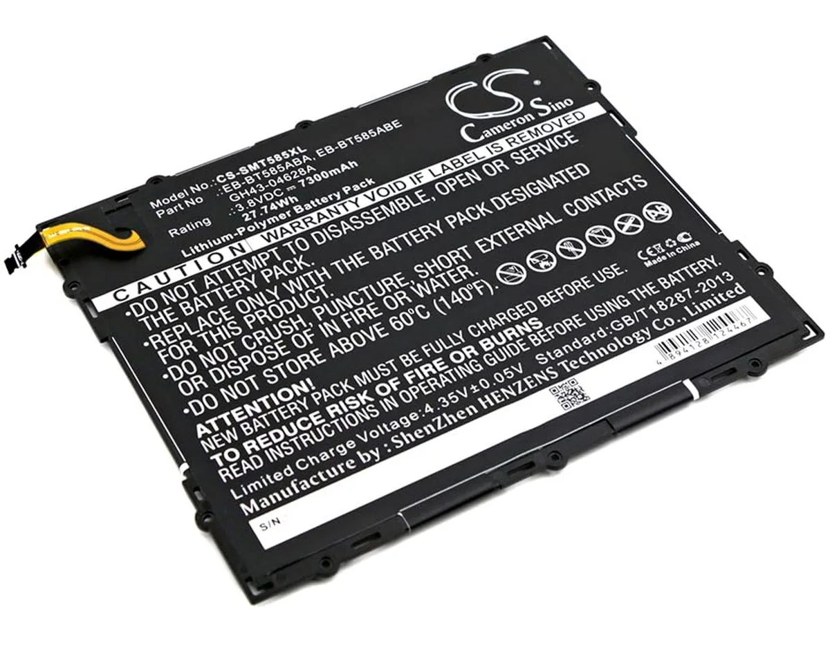 Cameron Sino 7300mAh Tablet Battery for Galaxy Tab E 10.1 — product photo