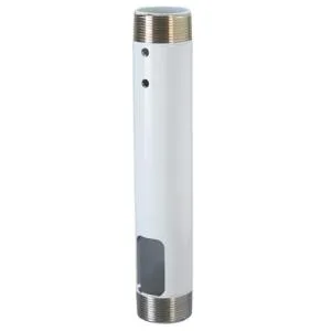 White 18 inch fixed extension column for projector mounting