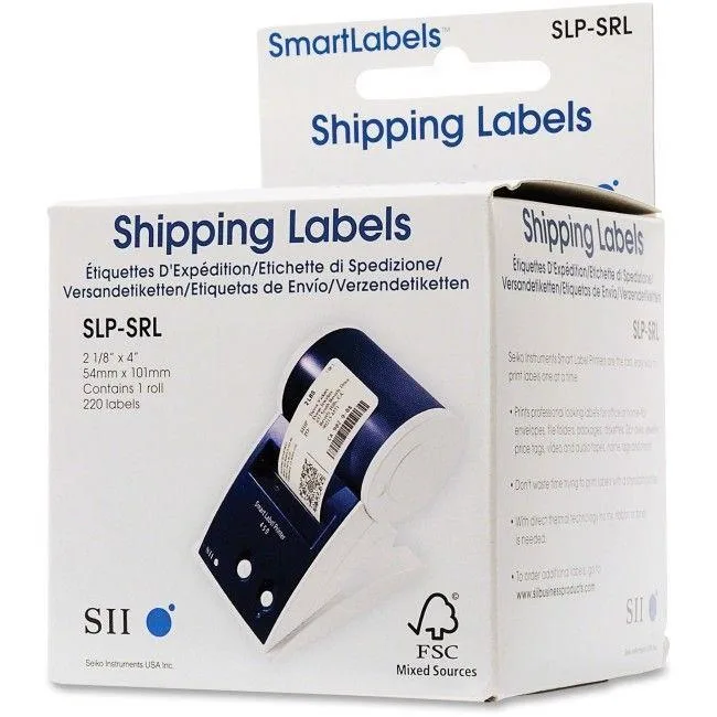 Seiko Seiko SmartLabel SLP-SRL label 443-249567000331612 — product photo