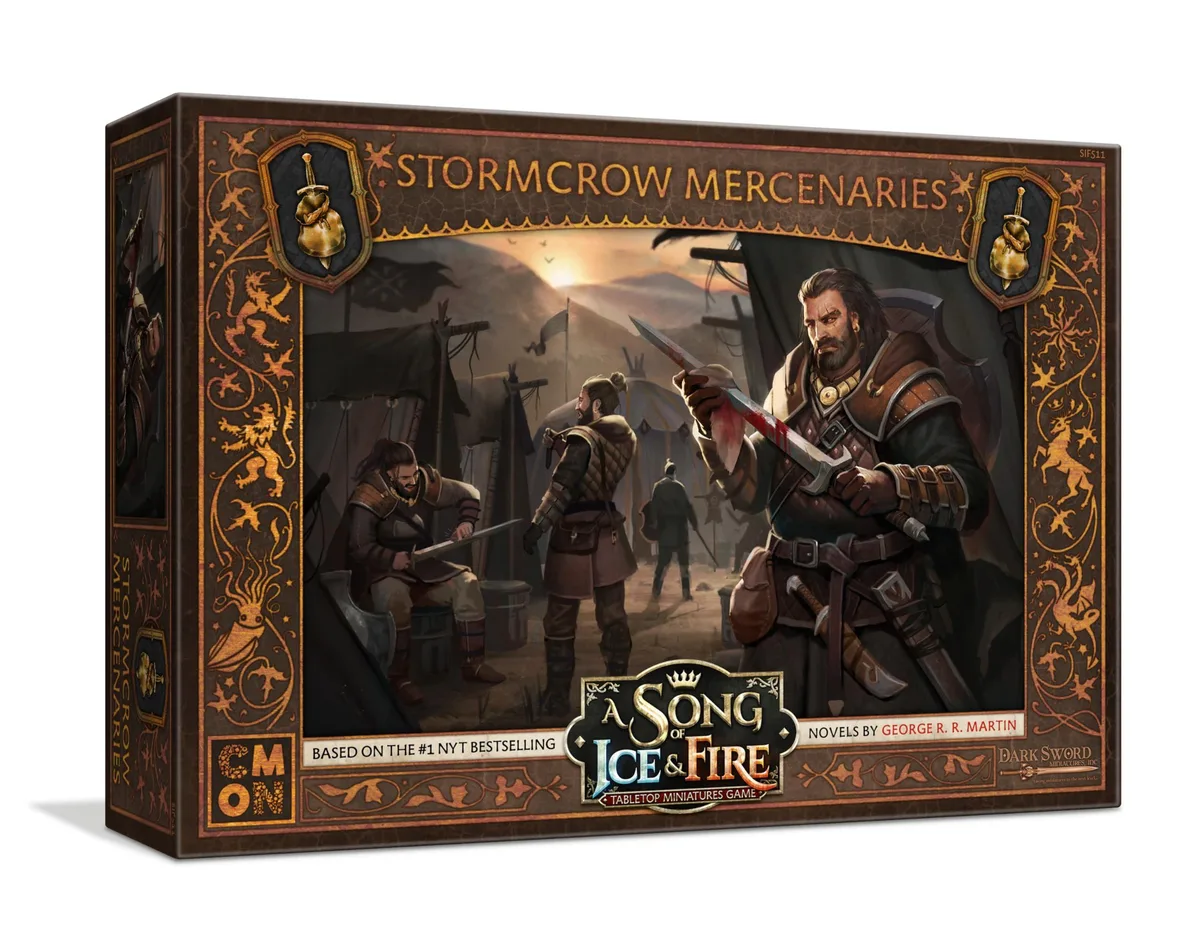 CMON CMON SIF1511 A Song of Ice and Fire Stormcrow Mercenaries Unit Box game — product photo