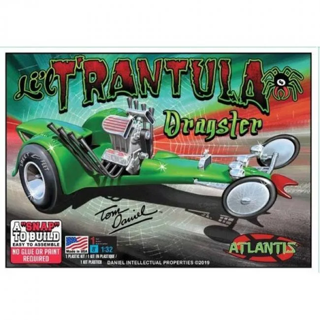 Atlantis Atlantis 1:32 Scale Snap-Together Model Kit Li'l T'rantula — product photo