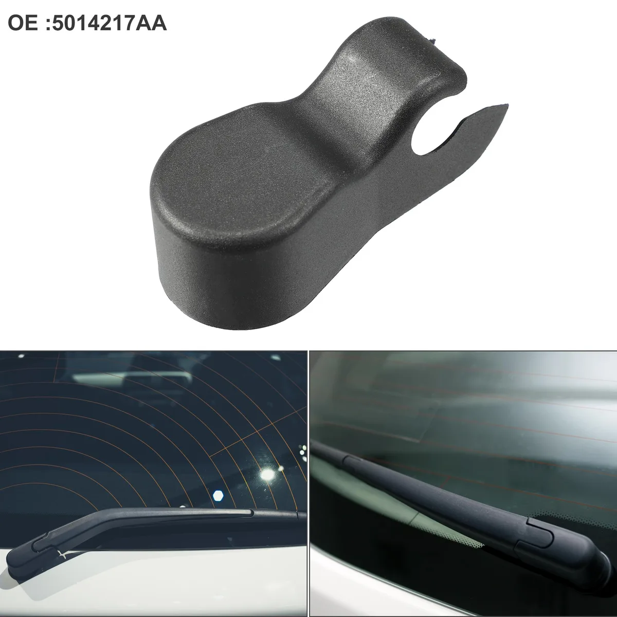 Unique-Bargains Unique-Bargains Rear Wiper Arm Cover Cap Black for Jeep Grand Cherokee 2001-2003 Liberty 2002-2007 — product photo