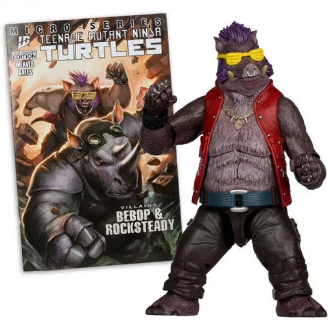 McFarlane Toys McFarlane Toys 11346 TMNT Page Punchers Bebop 5in action figure with comic — product photo