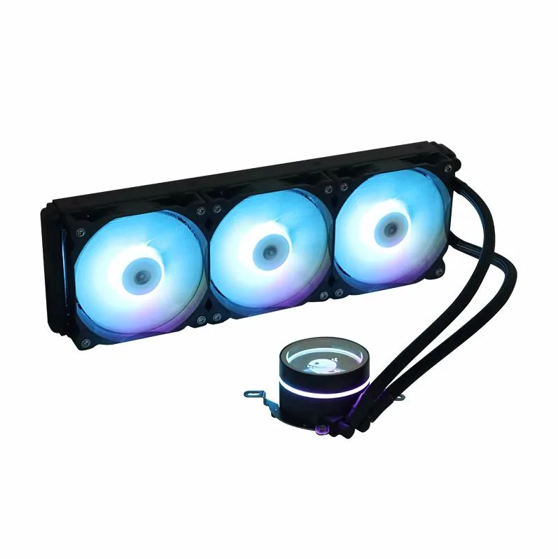 Corn Electronics Corn Electronics 360 liquid cooler Black 395mm radiator 120mm fans 1800 RPM ARGB — product photo
