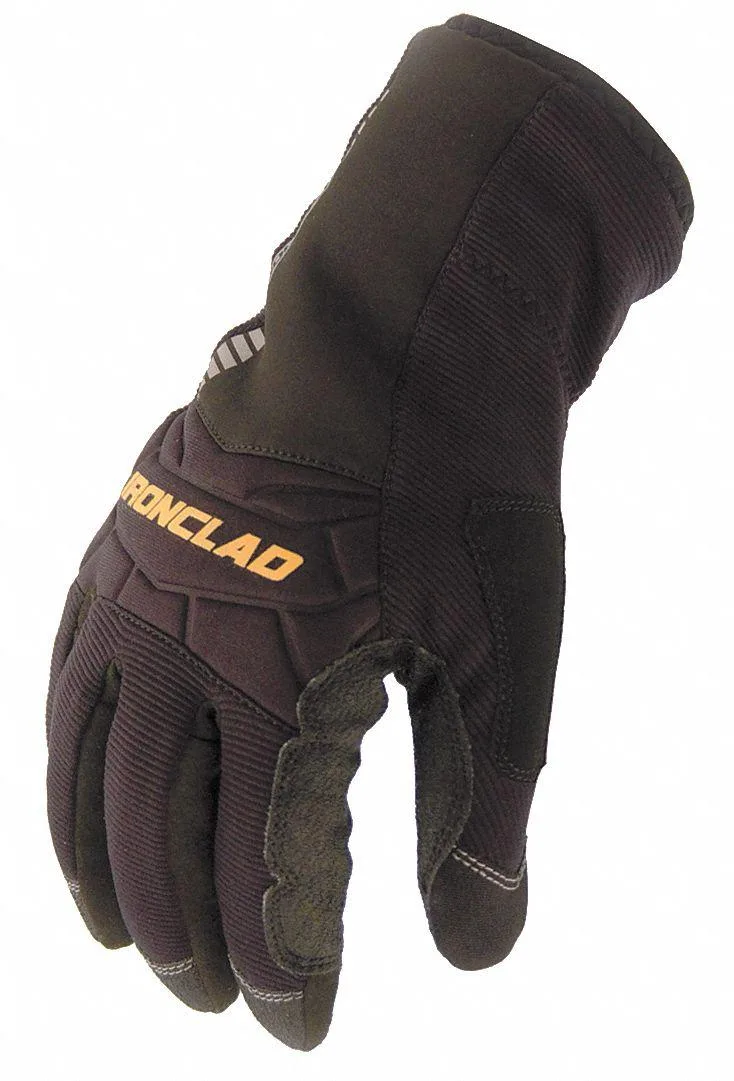 Ironclad synthetic leather mechanics gloves with fleece insulation and neoprene knuckle protection