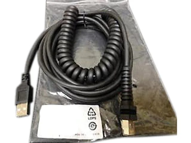 Datalogic Datalogic 90A052208 USB Type A Coiled Cable 4.5 m pos accessory — product photo