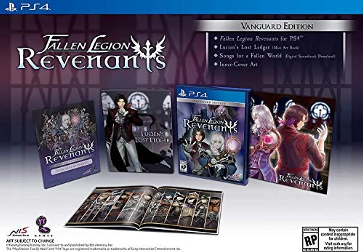 NIS America NIS America Fallen Legion Revenants Vanguard Edition RNAB08BQWTVFR ps4 video game — product photo