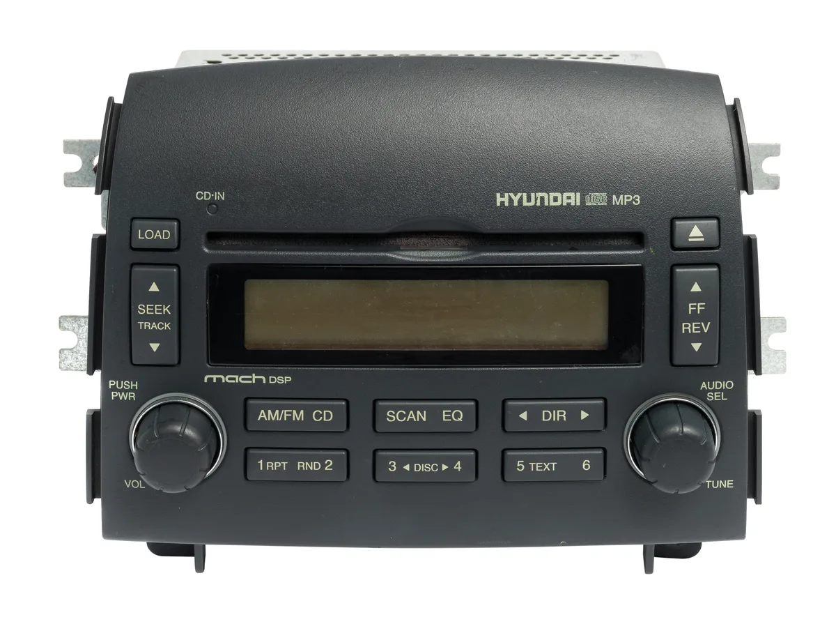 1 Factory Radio 1 Factory Radio 96190-0A100FZ receiver 2006-2007 Hyundai Sonata AM FM 6 Disc CD MP3 — product photo