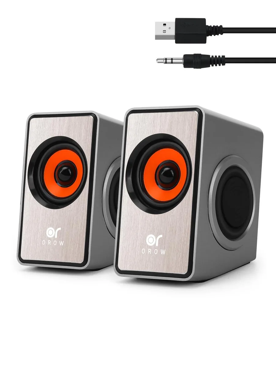  OROW S206 12W USB 2.0 Speaker Gray — product photo