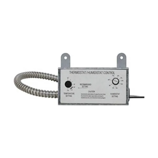 Dayton Dayton Attic Fan Thermostat/Humidistat 60-120°F 120V 10A — product photo