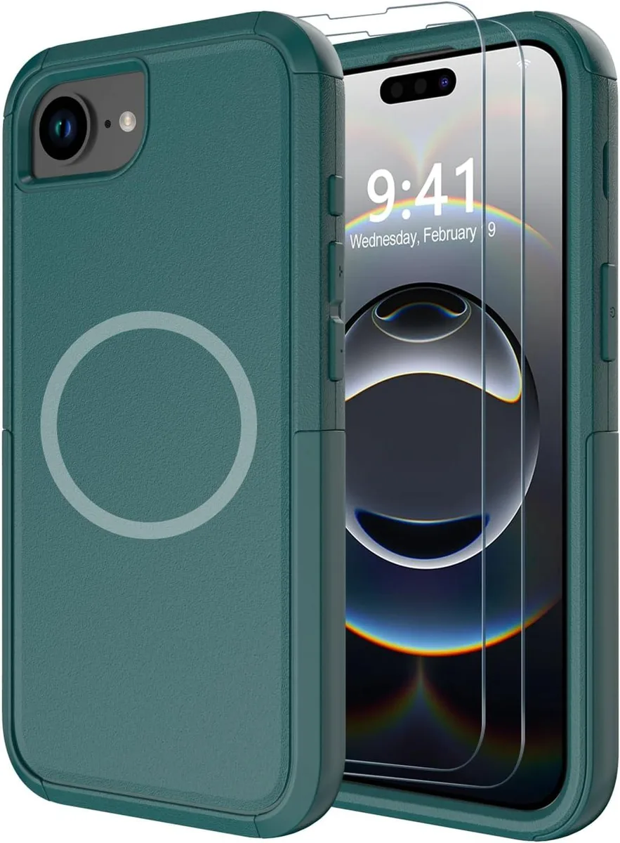 PISKEKAT PISKEKAT iPhone 16e Case Dark Green 6.1 inch 2025 — product photo