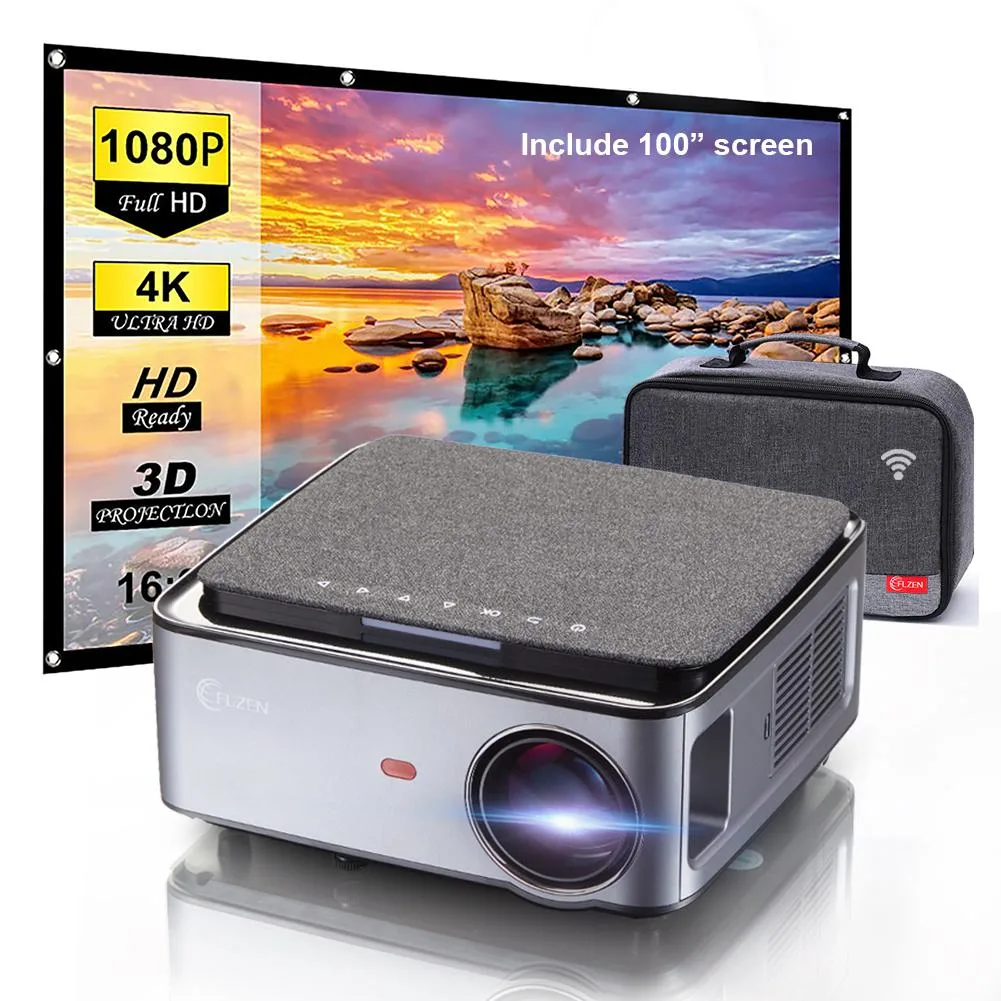 FLZEN FLZEN MX 1080p 7500lm 20000:1 business projector — product photo