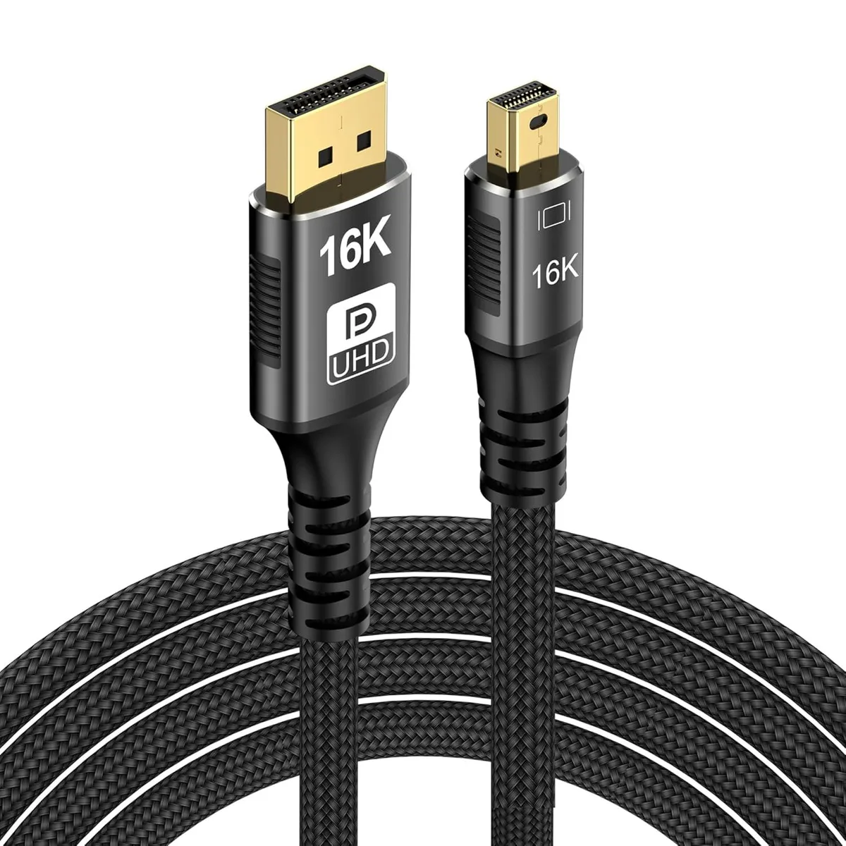 AUBEAMTO AUBEAMTO TJ-TDP16K Mini DP to DisplayPort 2.1 cable 3.3FT — product photo