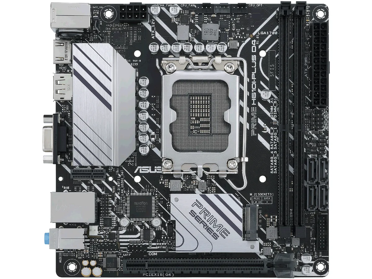 ASUS ASUS PRIME H610I-PLUS D4-CSM Intel motherboard — product photo