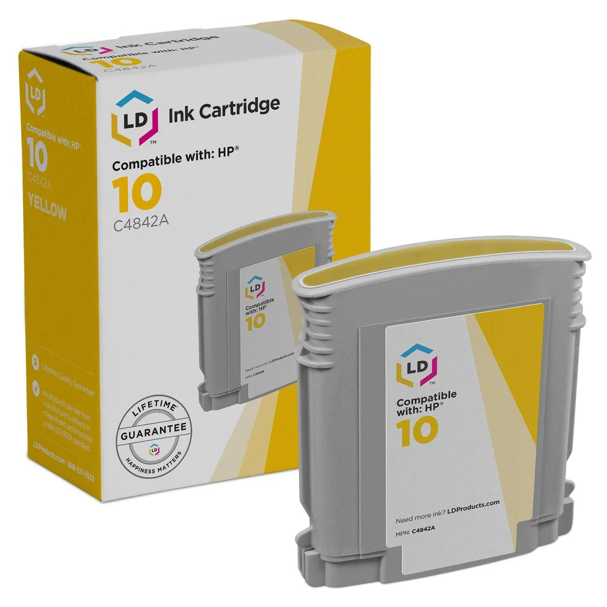 LD Products LD Products HP 11 C4838A Yellow Ink Cartridge — product photo