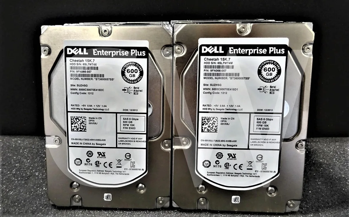 DELL DELL ST3600057SS 600GB 15000RPM SAS 3.5in internal hard drive — product photo