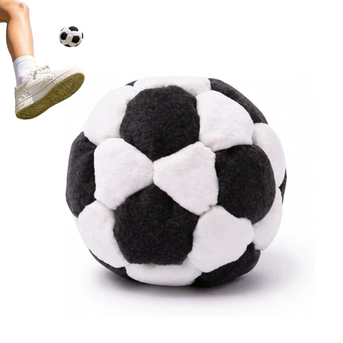  Soccer Handmade Footbag White 1Pc — product photo