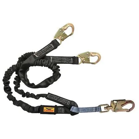 Condor Condor 45J291 Shock Absorbing Lanyard 6 ft 425 lb Black — product photo