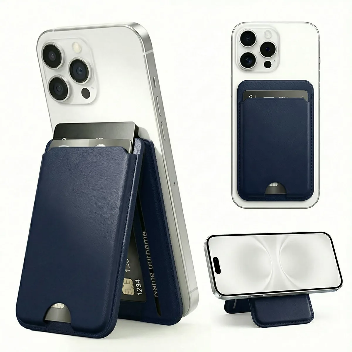  ORBITON 001 magnetic wallet leather multi-colour — product photo