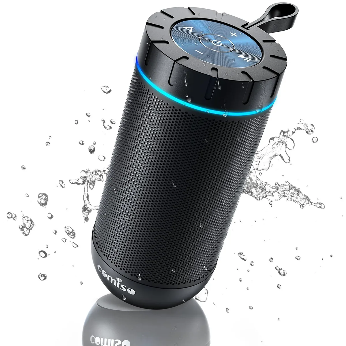COMISO X26-Black Portable Speaker 15W IPX5 24H Black — product photo