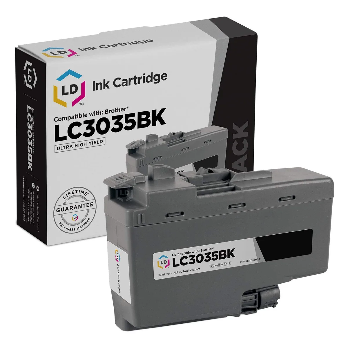 Brother Brother LC3035BK Ultra High Yield Black Ink Cartridge 6000 Pages — product photo