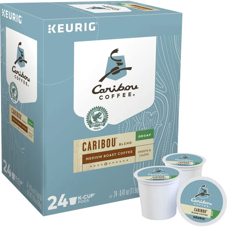 Green Mountain Coffee Green Mountain Coffee 6995 Caribou Blend Decaf K-Cups 24 Count — product photo