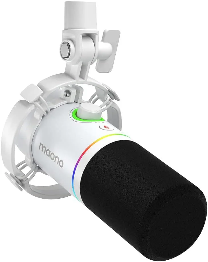MAONO MAONO XLR/USB Dynamic Microphone RGB 40Hz-16KHz 3.5mm 8.2ft — product photo