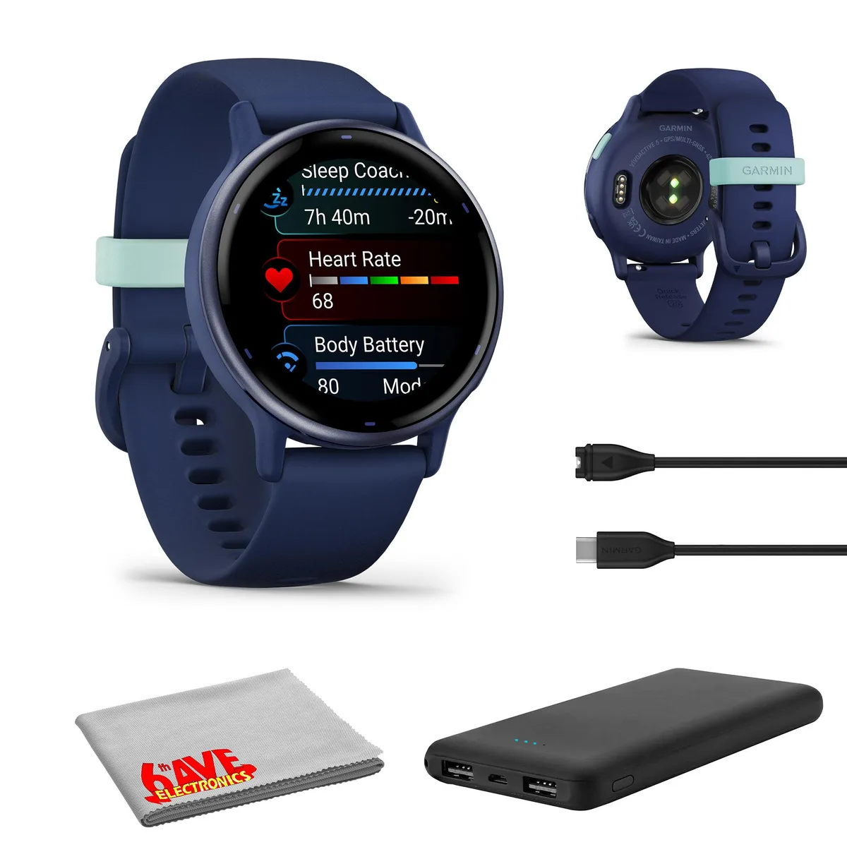 Garmin Garmin Vivoactive 5 Smart Watch Black Case 1.2 AMOLED — product photo