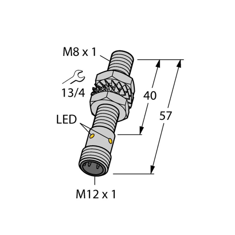 Turck Turck BI1.5U-EG08-AP6X-H1341 4600540 Inductive Sensor PNP M8×1 — product photo