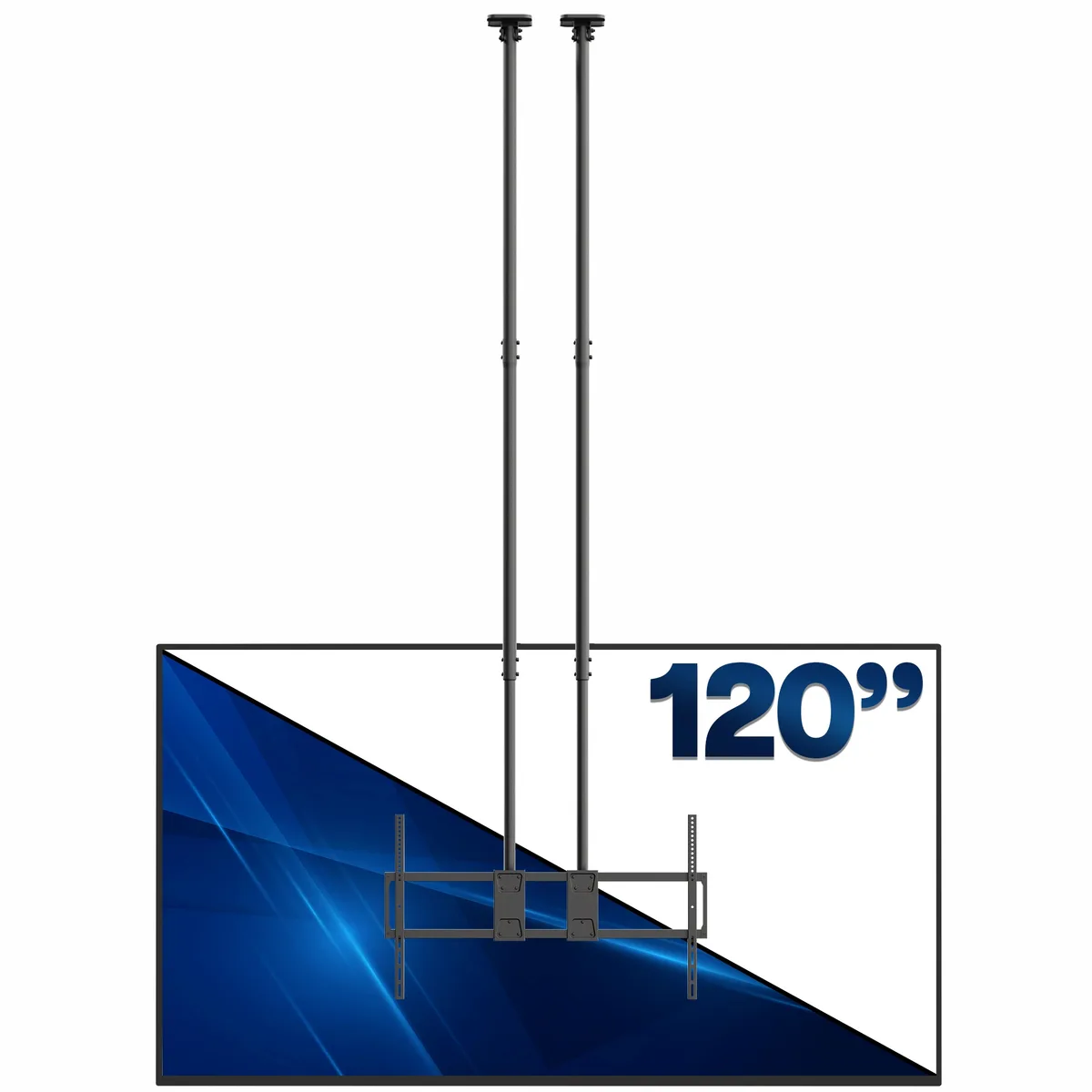 VIVO VIVO Extending Ceiling TV Mount 60-120in Dual 10ft Poles — product photo