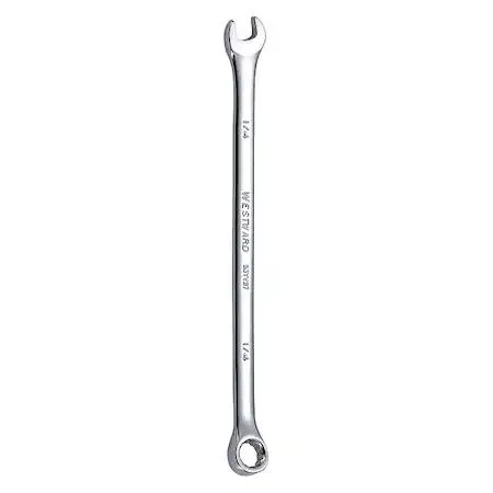Westward 53YV97 combination wrench 1/4 inch 12 point chrome finish