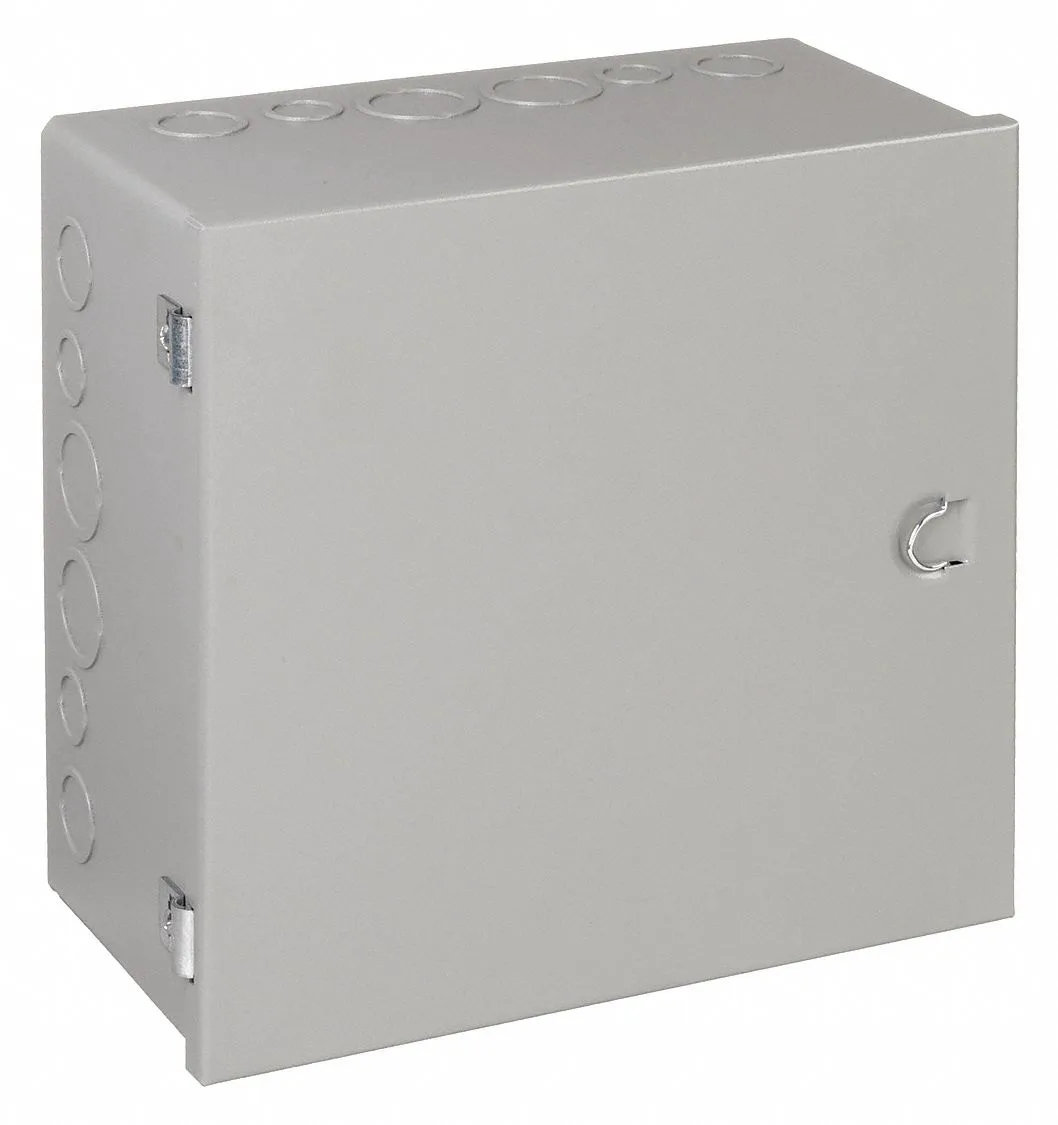 Wiegmann Wiegmann Enclosure 12x12x6 in Gray ANSI 61 Powder Coated 16 ga A121206 — product photo