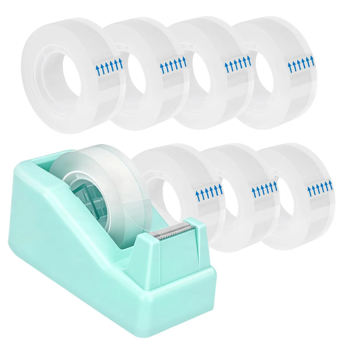  OWLKELA Desktop Tape Dispenser Green 1 Pcs — product photo