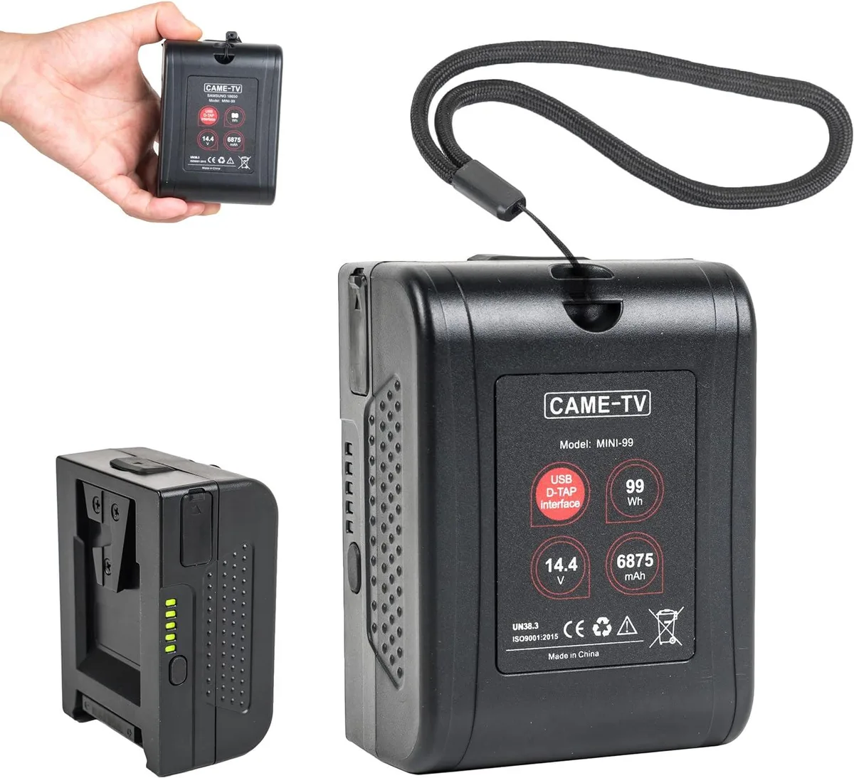 BFKK BFKK Mini-99 99Wh V-Mount Battery 6875mAh D-Tap USB — product photo
