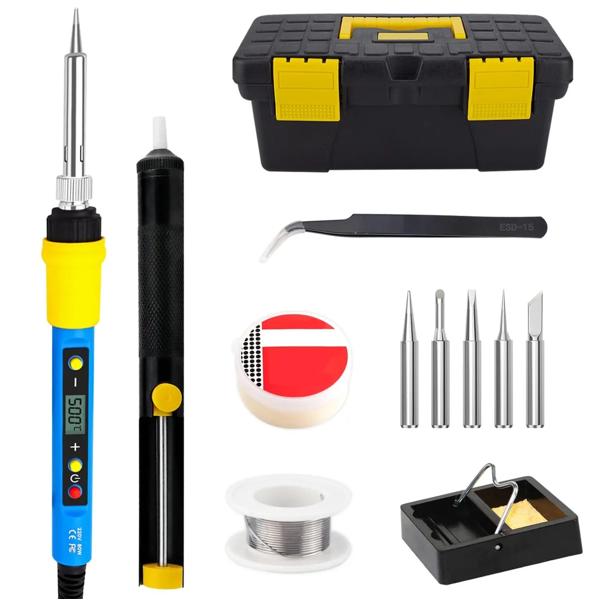  BATALO 80W Soldering Iron Kit 12-in-1 180-500°C — product photo