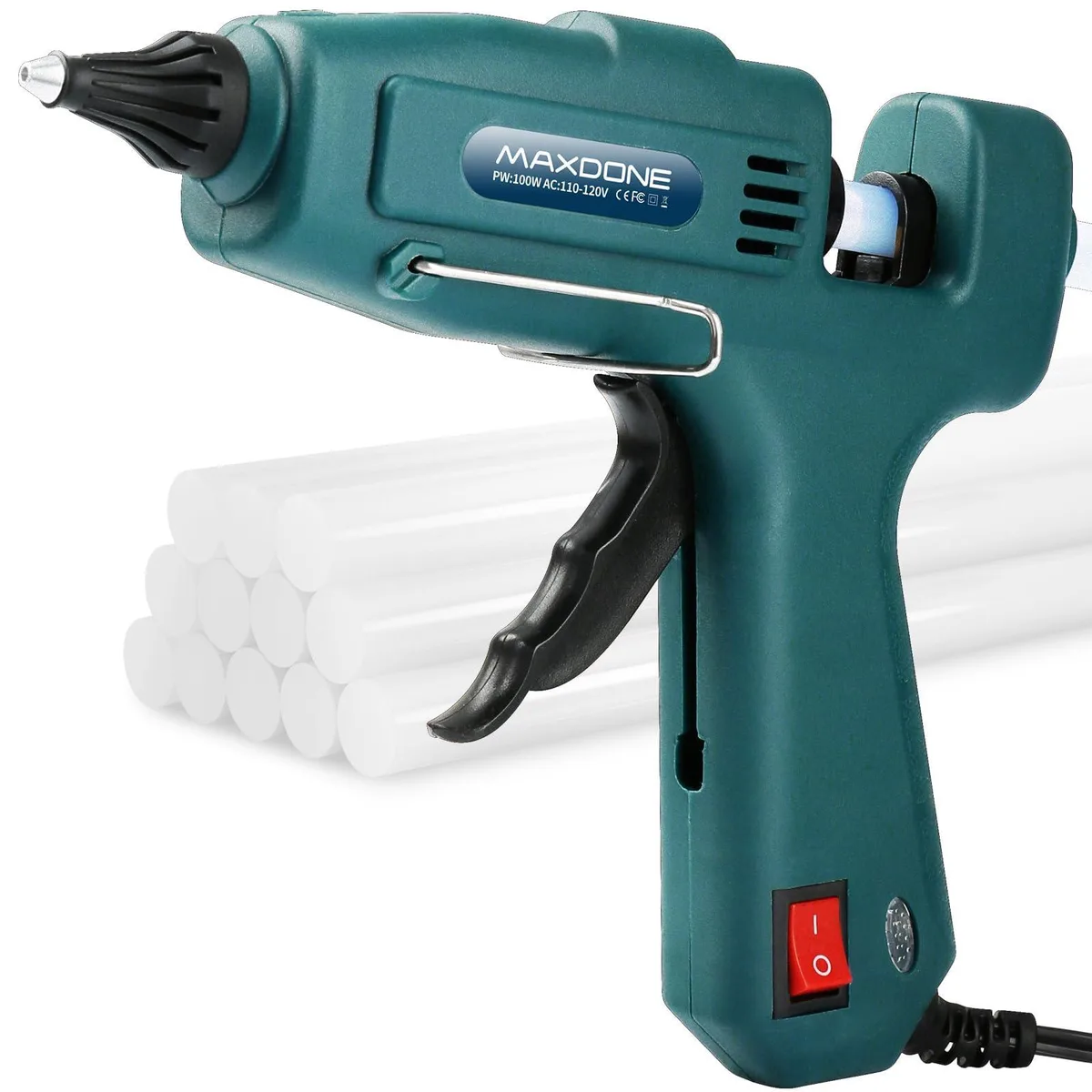  Advantus 100W Hot Glue Gun Kit 12 Sticks 0.43" x 7.9 — product photo