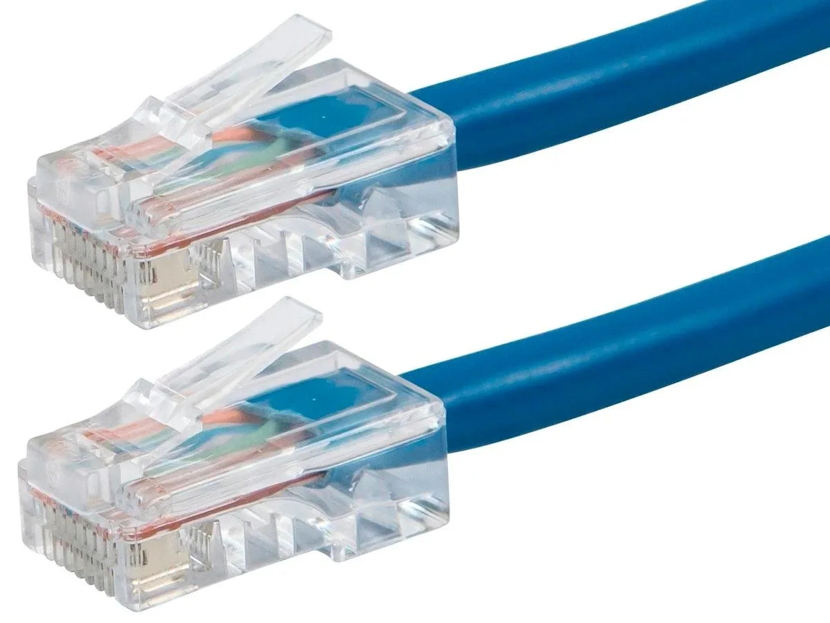 Monoprice Inc. Monoprice 114264 Cat5e Network Ethernet Cable 25 Feet Blue 24AWG 350MHz UTP Zeroboot Series — product photo