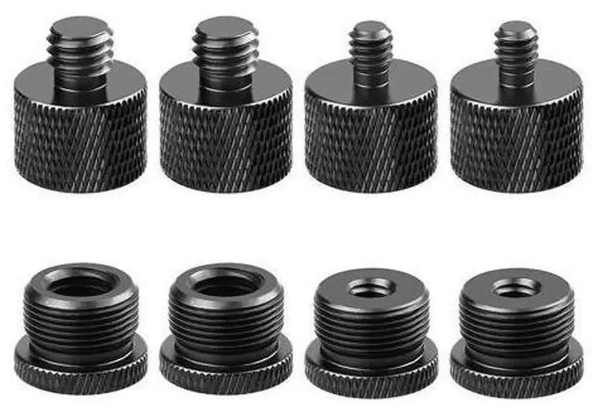 SMUGDESK SMUGDESK Microphone Stand Thread Adapter Set 5/8 to 3/8 &amp; 1/4 — product photo