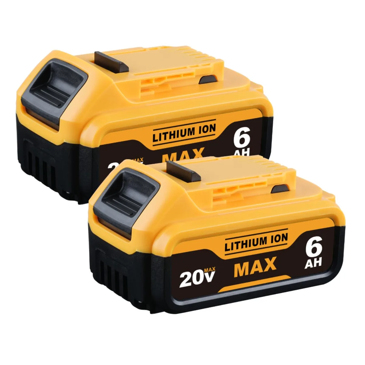 THISS THISS 20V 6.0Ah Li-Ion Battery 2-Pack for DeWalt 20V Max Tools — product photo