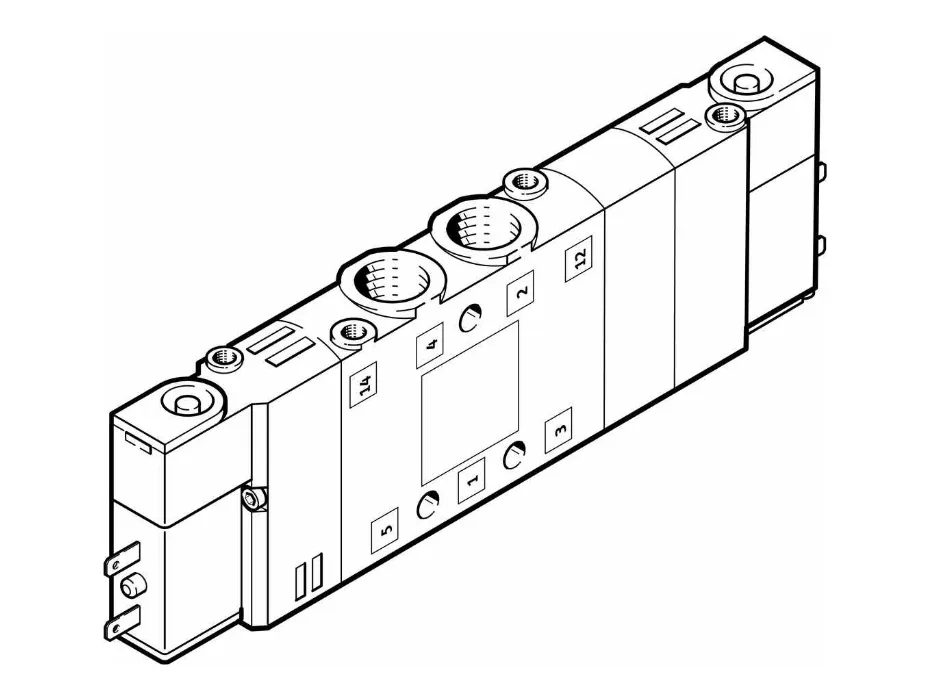 Festo Festo CPE14-M1BH-5/3E-1/8 196935 Air Solenoid Valve — product photo