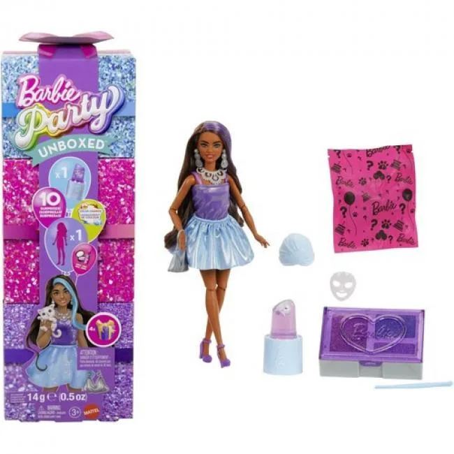 Barbie Barbie JFY66 Party Unboxed Glam Party Doll &amp; Accessories — product photo