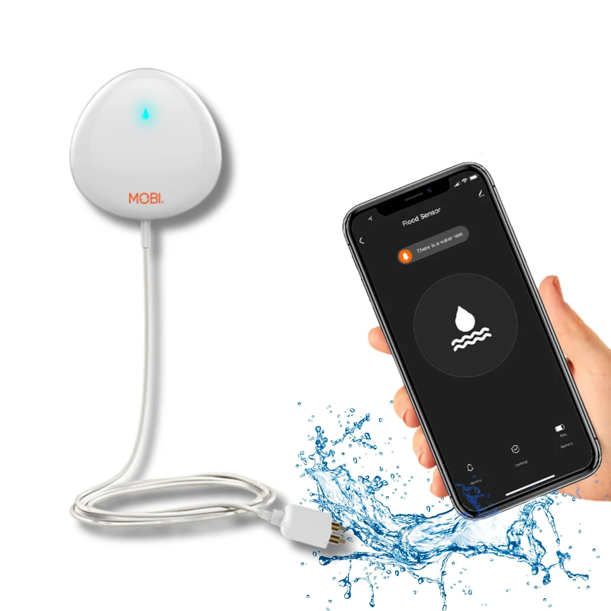 Mobi Mobi Smart WiFi Water Leak Detector 48 Probe 70265 — product photo