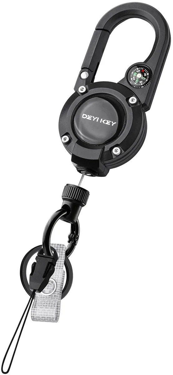  Viator Gear DYK-ZNZ Retractable Keyholder 31in Steel Cord Compass 12oz 8.0oz — product photo