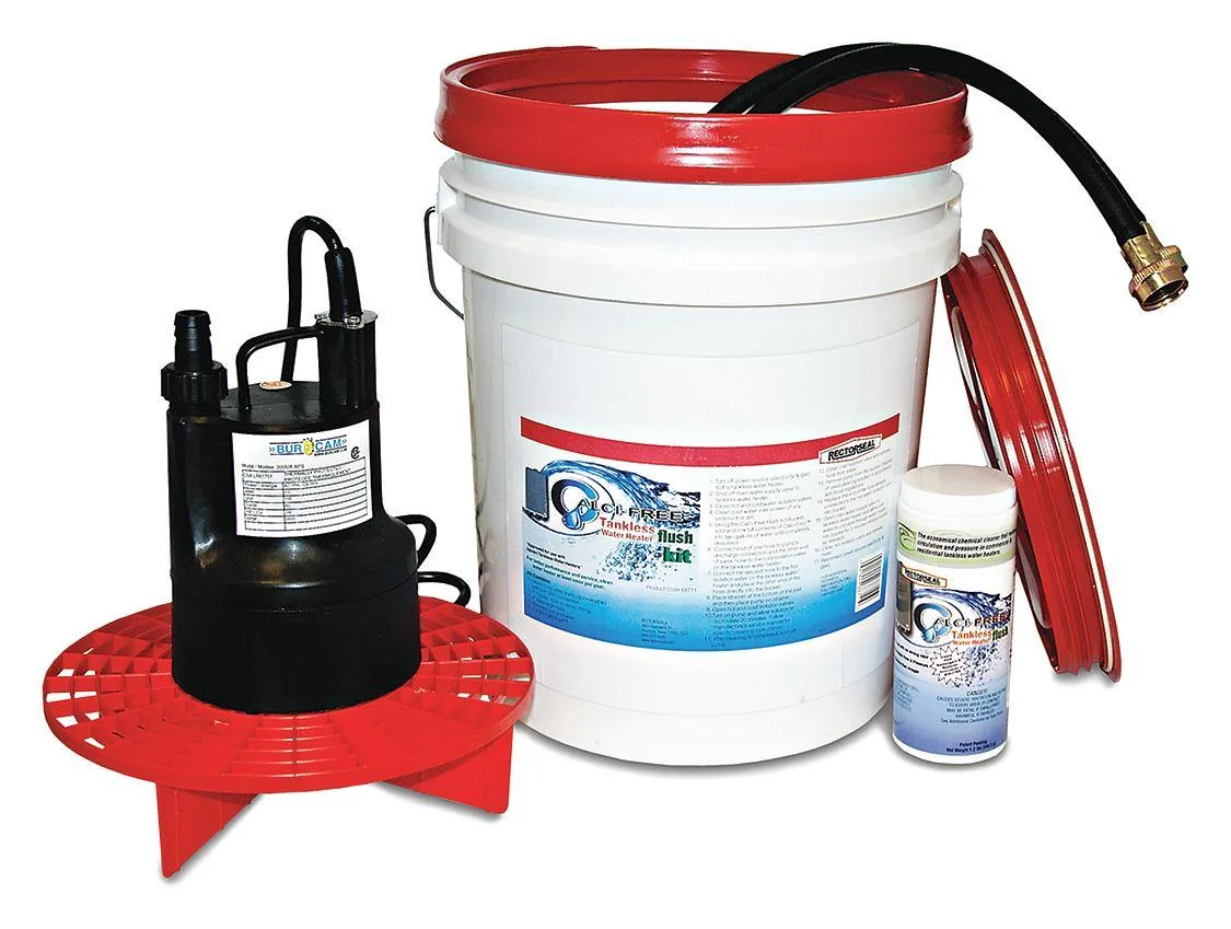 RECTORSEAL RECTORSEAL 68711 Water Heater Flush Kit 12x14x12in — product photo