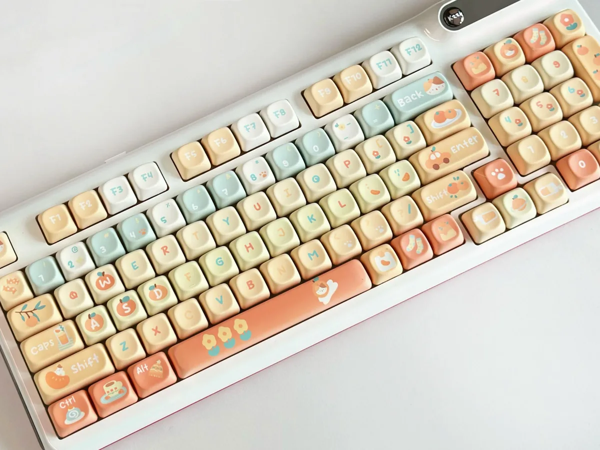 BFKK BFKK Orange Soda PBT Keycaps XOA 131 Keys — product photo