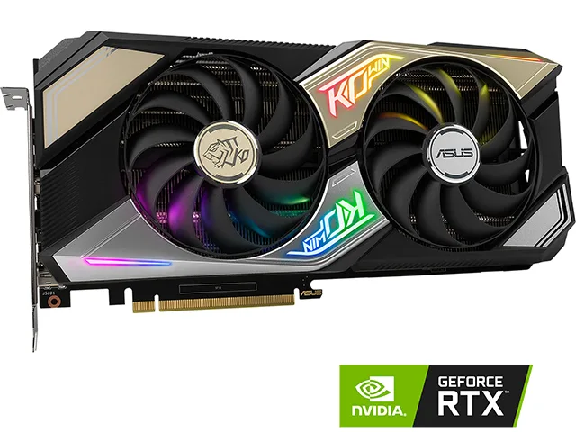 ASUS ASUS KO-RTX3060-O12G-V2-GAMING GeForce RTX 3060 12GB graphics card — product photo