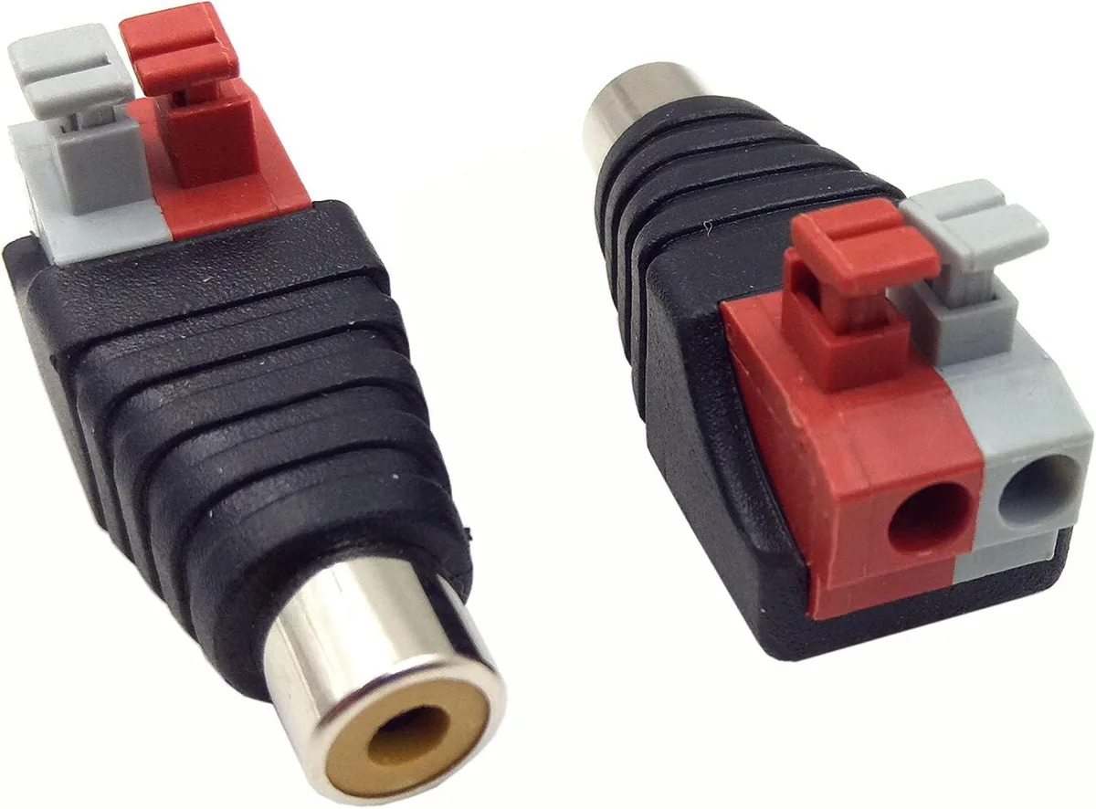 Boxwave Boxwave 2-Pack RCA Female to Screw Terminal Audio Adapter — product photo