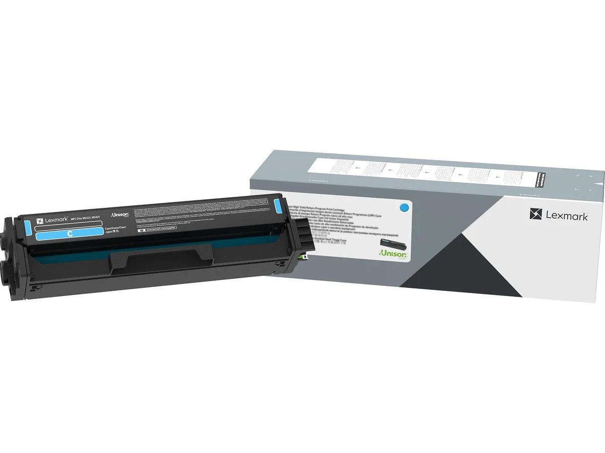 Lexmark Lexmark 20N0H20 Cyan High Yield Toner Cartridge — product photo