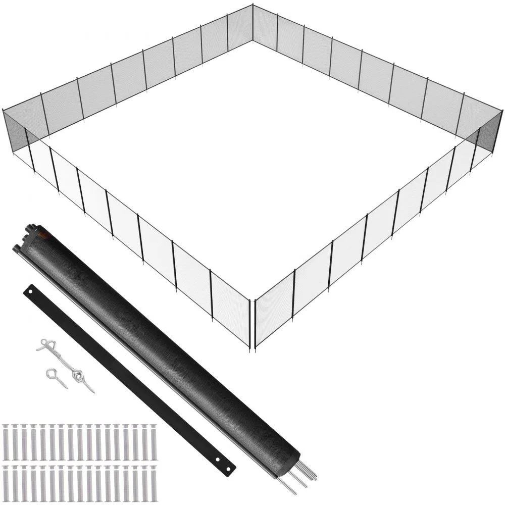 VEVOR VEVOR Pool Fence 4 x 96 ft 340 gsm Teslin PVC Mesh — product photo